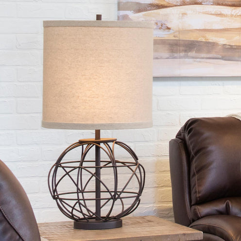 Alloy Globe Table Lamp